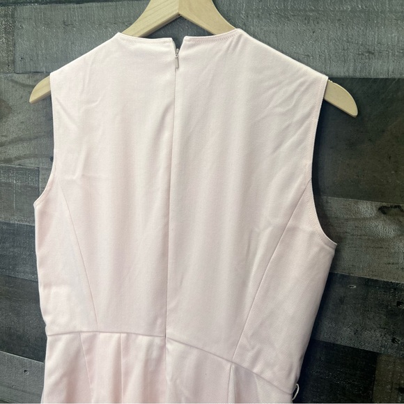 NWT MaxMara Mimma Occasion Dress in Light Pink Elegant Pleated Sleeveless Dress - Picture 4 of 11